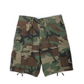 Woodland Camo Vintage M-65 Field Shorts (2XL)